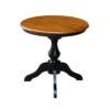 3pc 30" Clay Round Top Pedestal Table With 2 Chairs Dining Sets Black/Brown - International Concepts -Furniture Store GUEST 9e32e3b0 10cf 40b3 af25 29f75f0329f0