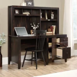Dakota Pass Computer Desk With Hutch Light Brown - Sauder -Furniture Store GUEST 9e417dd6 166e 43da 929f 30971d915ce5