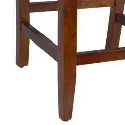 24" Faux Leather Luxury Counter Height Barstool - HomePop -Furniture Store GUEST 9f6a6a81 cf26 4ac3 8ba4 d42e347e5901