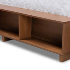 4 Drawer Cosma Transitional Wood Platform Storage Bed - Baxton Studio -Furniture Store GUEST 9f8926ee 42dc 4b45 9f6d a7f88162ff58