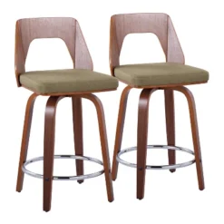 Set Of 2 Trilogy Upholstered Counter Height Barstools - Lumisource -Furniture Store GUEST a0a25194 a9e0 4734 a973 0c16d55167da