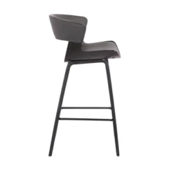 26" Jagger Faux Leather Wood Counter Height Barstool - Armen Living 14 26" Jagger Faux Leather Wood Counter Height Barstool - Armen Living -Furniture Store GUEST a24776f1 4513 4aca 80b5 3abb1e41ab11