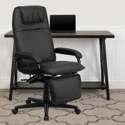 Emma And Oliver High Back Black LeatherSoft Executive Reclining Ergonomic Office Chair With Arms 3 Emma And Oliver High Back Black LeatherSoft Executive Reclining Ergonomic Office Chair With Arms