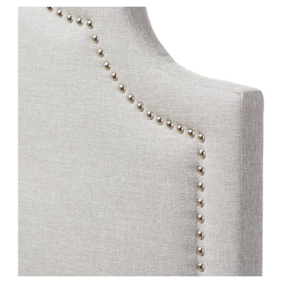 Cora Modern And Contemporary Fabric Upholstered Headboard - Baxton Studio 4 Cora Modern And Contemporary Fabric Upholstered Headboard - Baxton Studio - Image 2