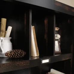 Dakota Pass Computer Desk With Hutch Light Brown - Sauder -Furniture Store GUEST a4114538 000b 45fd 819a 551bde452e5f