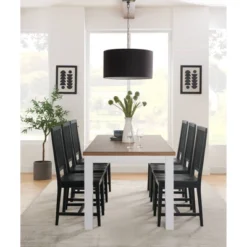 Set Of 2 Vienna Wood Dining Armless Chairs - Alaterre Furniture -Furniture Store GUEST a43656a9 be0f 4fed adac 159294a9368a