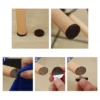 Unique Bargains Round Self-Stick Anti-Scratch Floors Protector Furniture Felt Pads Dark Brown 30 Pcs