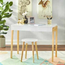 Alena Desk And Stool Set - Buylateral -Furniture Store GUEST a4fb68bd 933a 4ab9 97b7 5a9afb3f2c59