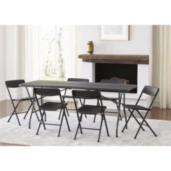 30" Fold-In-Half Blow Molded Folding Table - Room & Joy -Furniture Store GUEST a50472c7 a038 4a8c 9948 075e73294e29