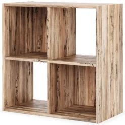 23.82" Piperton 4 Cube Organizer Natural - Signature Design By Ashley -Furniture Store GUEST a592ee7d 994b 4331 9dee 89f5c65d67af