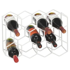 MDesign Hexagon 11 Bottle Wine Rack For Kitchen Counter Or Fridge -Furniture Store GUEST a6c08d4c 575a 4130 9bdf 71574af5bdde