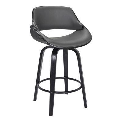26" Mona Contemporary Counter Height Barstool - Armen Living 8 26" Mona Contemporary Counter Height Barstool - Armen Living - Image 6