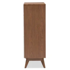 Calypso Mid-Century Modern Wood 5 Drawer Storage Chest Brown - Baxton Studio 11 Calypso Mid-Century Modern Wood 5 Drawer Storage Chest Brown - Baxton Studio -Furniture Store GUEST a72b35b2 cf5b 4207 97a9 134de32334b7