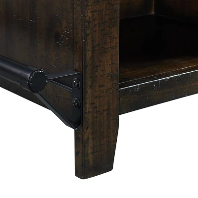 Stanford Storage Bar Smokey Walnut - Picket House Furnishings 13 Stanford Storage Bar Smokey Walnut - Picket House Furnishings - Image 11