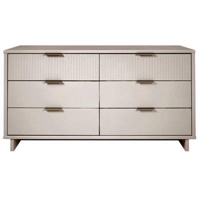 Granville Modern 6 Drawer Double Wide Dresser - Manhattan Comfort 13 Granville Modern 6 Drawer Double Wide Dresser - Manhattan Comfort - Image 11