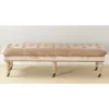 Barney Tufted Bench W/ Brass Nail Heads - Safavieh