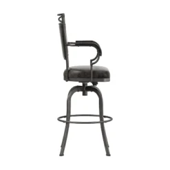 Bridgetown Metal Bar Height Swivel Stool Pewter - Hillsdale Furniture -Furniture Store GUEST a7628c50 a88e 4f1b 86df 72dfc9dc38d0