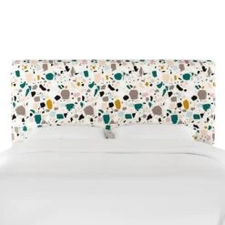 Olivia Upholstered Headboard Terrazzo Emerald Ochre - Cloth & Company 15 Olivia Upholstered Headboard Terrazzo Emerald Ochre - Cloth & Company -Furniture Store GUEST a826637f 4aa0 411c 8535 5b7bde169a70