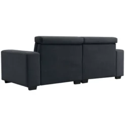 87" Velvet 2-Seater Sectional Sofa With Multi-Angle Adjustable Headrest - ModernLuxe -Furniture Store GUEST a9417bae dc9d 46ae 9d1c c4a101444989