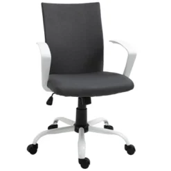 Vinsetto Mid Back Home Office Chair With Adjustable Height, High Armrests And Rocking Function -Furniture Store GUEST a9f181b1 7541 432a bf5c 0fcad62d85ce
