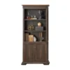 78" Sonoma Bookcase With Doors Brown - Martin Furniture -Furniture Store GUEST aaf87b93 3323 4c9a bdfd ee3bbe11d097