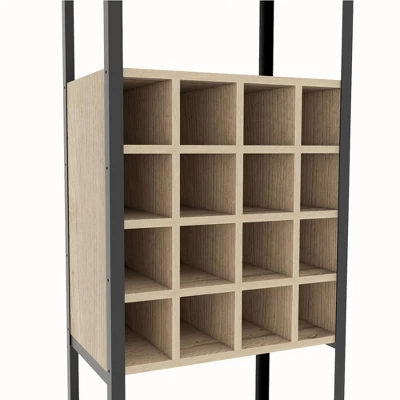 Emery High Bar Cabinet Light Wood - RST Brands 6 Emery High Bar Cabinet Light Wood - RST Brands - Image 4