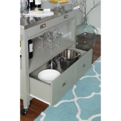Sydney Kitchen Cart - Linon -Furniture Store GUEST ace90c62 4f53 4835 b959 6ce9e5f5025b