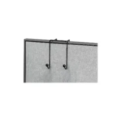 Fellowes Wire Partition Additions Plastic Double Coat Hook Black (75510) 423889 -Furniture Store GUEST acec3657 6fb4 40fc a497 1946f762e904