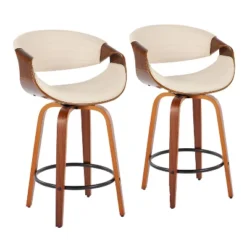 Set Of 2 Symphony Upholstered Counter Height Barstools - Lumisource -Furniture Store GUEST ad1c29cb 3d6c 445f 977e 12d679f7f321