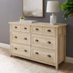 Fontella Transitional 6 Drawer Dresser - Saracina Home -Furniture Store GUEST ad2ca4ce 0c93 4e61 8199 c0e49b891a17