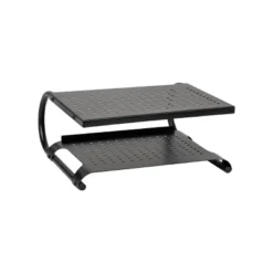 Mind Reader Monitor Stand/Riser 2 Tier Ventilated Metal Black -Furniture Store GUEST ae013f29 f624 4365 bd52 027673de36b7