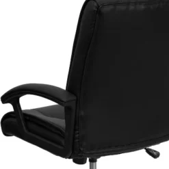 Flash Furniture Mid-Back Black LeatherSoft Swivel Manager's Office Chair With Arms -Furniture Store GUEST ae07e57b 6055 450a 8a5a 9375d908c722