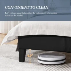 Yaheetech Upholstered Bed Frame With Button-Tufted Headboard -Furniture Store GUEST ae2046a2 a096 4349 b4e0 47b138b3d6f5