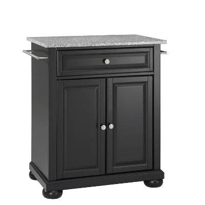Alexandria Gray Granite Top Portable Kitchen Island/Cart - Crosley 5 Alexandria Gray Granite Top Portable Kitchen Island/Cart - Crosley - Image 3