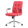 Modern Office Chair With Chrome Arms Red - Boss Office Products -Furniture Store GUEST af194972 a08e 4419 aac8 c3a9de859a1d