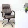 Double Plush Mid Back Executive Chair Brown - Boss Office Products -Furniture Store GUEST b102bed9 7ed9 4a31 8186 46a59b544b4b