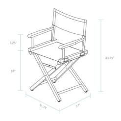 Director's Chair - White Frame 18 Director's Chair - White Frame -Furniture Store GUEST b1fb485f 451f 4d7b b048 fd7ba42e385c