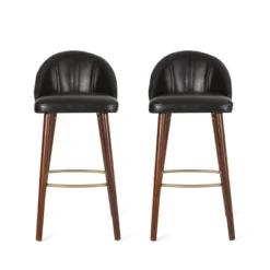 2pc Cullimore Contemporary Channel Stitch Counter Height Barstools - Christopher Knight Home -Furniture Store GUEST b2075cad d245 4ad1 89e7 ad4c5370388c