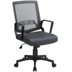 Yaheetech Adjustable Mid-Back Office Chair Computer Chair With Wheels -Furniture Store GUEST b215c78a 3a59 4b33 b585 1e7f67b77c0b