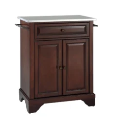 Lafayette Stainless Steel Top Portable Kitchen Island/Cart Mahogany - Crosley 10 Lafayette Stainless Steel Top Portable Kitchen Island/Cart Mahogany - Crosley -Furniture Store GUEST b2eb18b1 fe62 4455 ae2d 06046fea6054