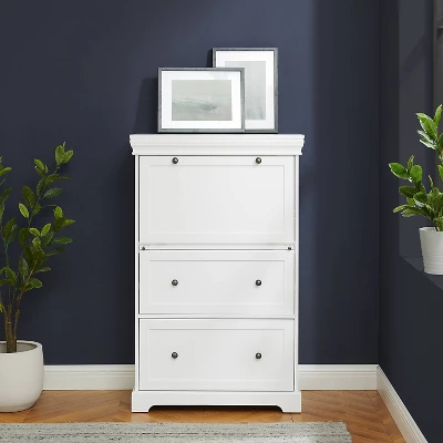 Alena Secretary Desk White - Crosley 4 Alena Secretary Desk White - Crosley - Image 2