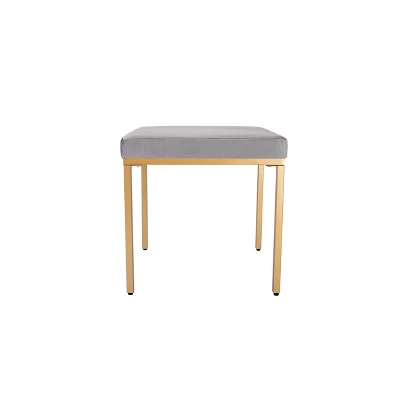 18" Square Metal Ottoman - WOVENBYRD 8 18" Square Metal Ottoman - WOVENBYRD - Image 6