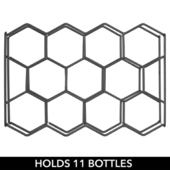 MDesign Hexagon 11 Bottle Wine Rack For Kitchen Counter Or Fridge -Furniture Store GUEST b39cc0c6 6f2d 4539 aa98 18c8ff4516e1