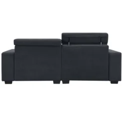 87" Velvet 2-Seater Sectional Sofa With Multi-Angle Adjustable Headrest - ModernLuxe -Furniture Store GUEST b4436747 1ac7 407d 8327 7965b0131720