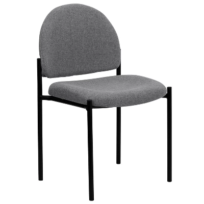 Emma And Oliver Comfort Stackable Steel Side Reception Chair 9 Emma And Oliver Comfort Stackable Steel Side Reception Chair - Image 7