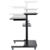 Monoprice Height Adjustable PC Workstation Cart For Sit-Stand -Furniture Store GUEST b4adb238 1f70 40f4 86ed 63a4581b1b54