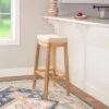 Claridge Rustic Backless Barstool - Linon -Furniture Store GUEST b57579c0 88b0 4c97 8082 864c7c21ea2b
