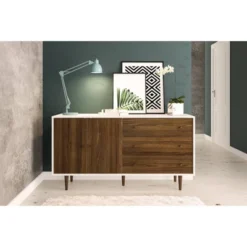 Pasadena Side Board White/Dark Brown - Polifurniture -Furniture Store GUEST b5b54505 26f8 4aee 93c1 8b62a8089cee