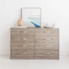 Flannia 8 Drawer Dresser Gray - Signature Design By Ashley