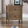Cecilia 2 Drawer Nightstand Walnut - MiBasics -Furniture Store GUEST b6e6efb7 eec3 47f3 9163 2943c9872df8
